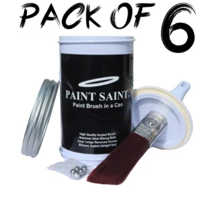 Paint Saint | The Sealable Brush for Anytime Touchups! (6 Pack)
