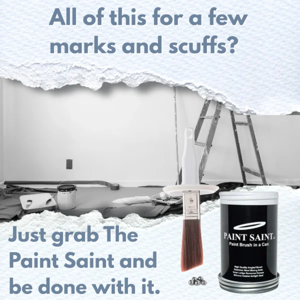 The Paint Saint makes quick work of touchups...mess free!