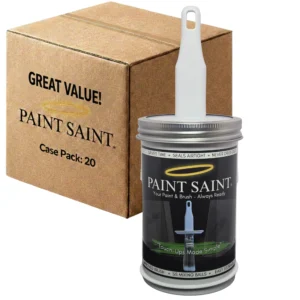 Refillable Paint Touch Up Container with Built-In Brush, Airtight Paint Storage Tool | Paint Saint | High-Volume Touch-Ups (20 Pack)